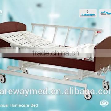 Medical manual cheap hospital wooden bed