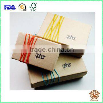 Paper Packaging Box With Ribbon