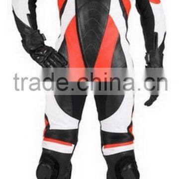 Motorcycle Hard Core Leather Racing Suit