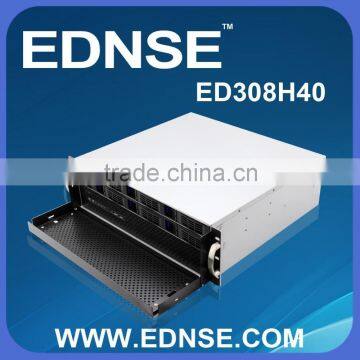 ED308H40-D Compact 8 Bay Hot Swap 3U PC Server Case