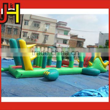 mini inflatable crocodile water obstacle/Inflatable water obstacle course for sale