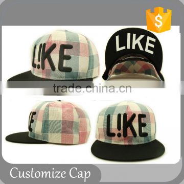 3D Embroidery Snapback Hat And Cap Snapback Customised Logo