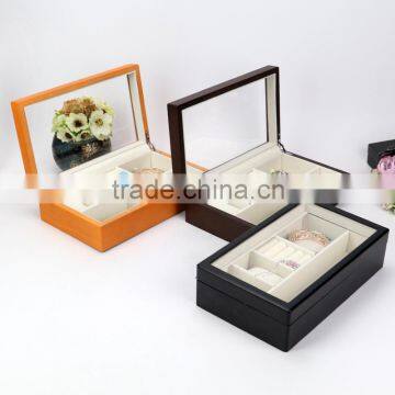 factory customized handmade large wood jewelry watch perfume box gift box