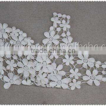 2016 New Wholesale Machine Embroidery Neckline 100% Cotton Crochet Lace Collar photo-5