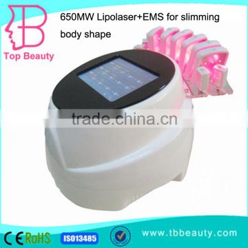 Manufacture supplier professional 650nm Lipolaser Diode Laser microcurrent facial body Slimming Salon Beauty Machine