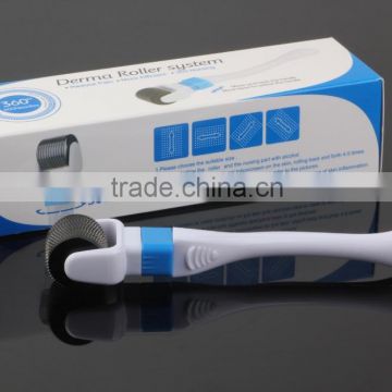 360 degree 600 needles derma roller for hair loss treatment