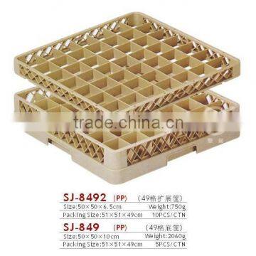 Polypropylene glass racks/PP glass racks/Glass racks