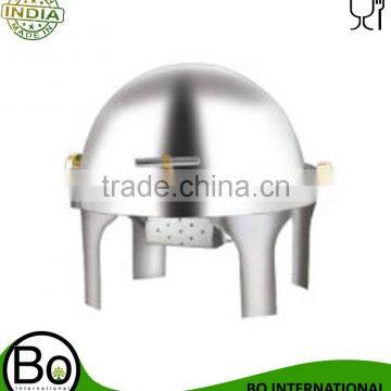 Stainless Steel Premium Round Roll Top Chafing Dish