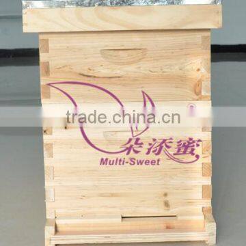 Hot sale 2 layer 10 Frame wooden Langstroth Beehive