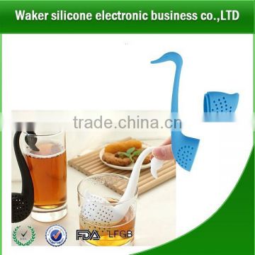 Various odd shape unique design silicone tea leaf strainer silicone tea infusers tea filter with loose holder