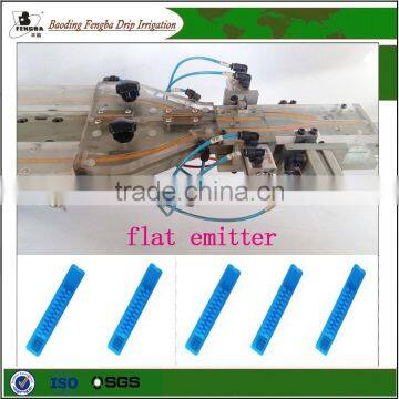 CE Flat Drip Tape With Flat Emitter Making Machine