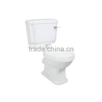 European style two piece combined washdown toilet