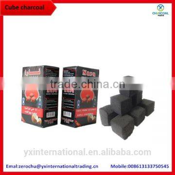 2.5*2.5*2.5cm high quality bamboo charcoal al fakher tobacco