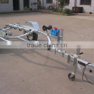 Heavy Duty Hot Sales High Quality Hot Dipped Galvanized Roller Boat Trailer