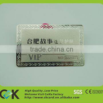 Hollow Out Metal Member Card/VIP Card photo-4