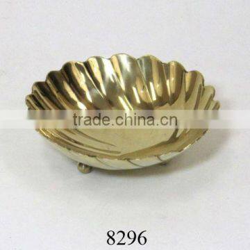 Decorative Brass Dish/ Brass Serving Dish photo-1