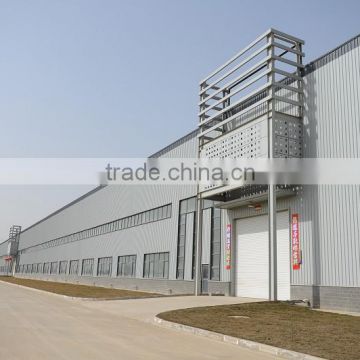 Newest economic light design steel structure factory pre engineered steel structure in project