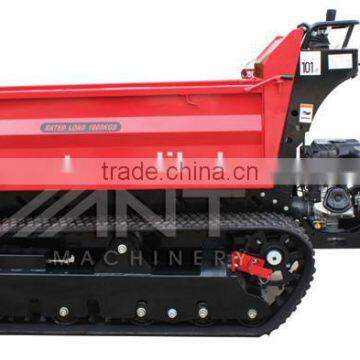 BY1000M high quality mini hydraulic tracked power dumper with crawler driven
