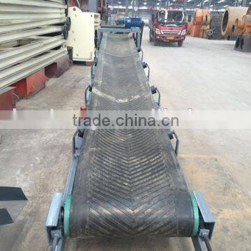 600 belt conveyor with hopper, gold mining feed conveyor