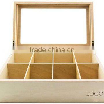 China factory custom storage bamboo wooden tea box