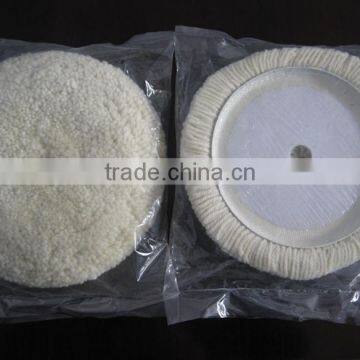 7" Single Sides Wool Buffing Pad Made by RT112 Wool photo-4