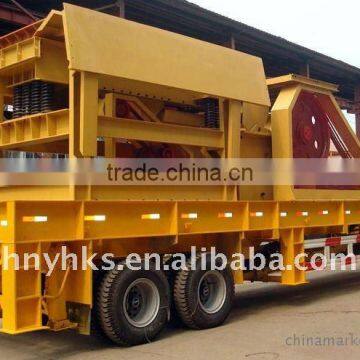 2012 Hot Sale High Efficient Mobile Crushing and screening Plant