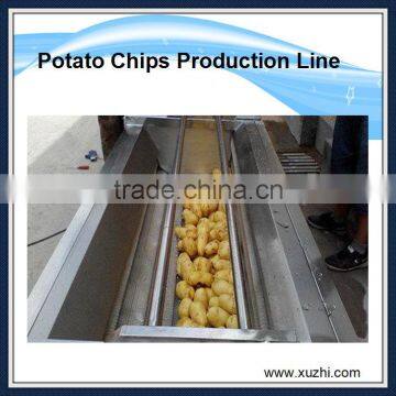 Fully Automatic Fresh Potato Chips Processing Line,small Scale Vegetable Snacks photo-2