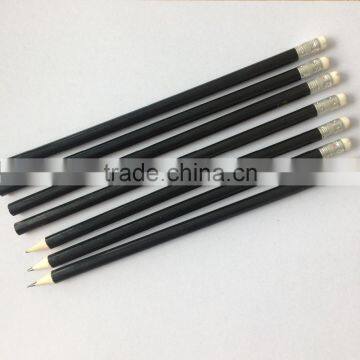 HB Wooden Pencils, 7 Inch Black Lead Pencil With Eraser