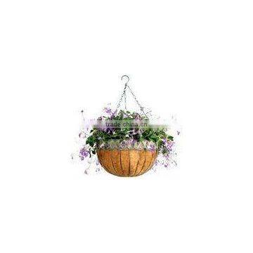 hanging basket with coco liner