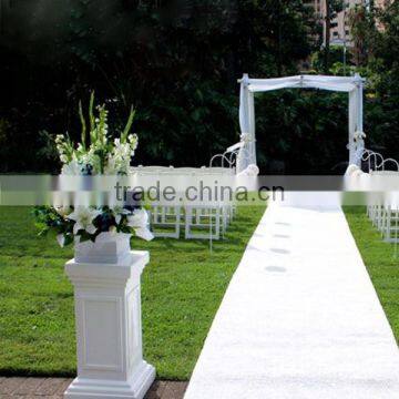 Outdoor ceremony decoration wedding flower pillar with factory price