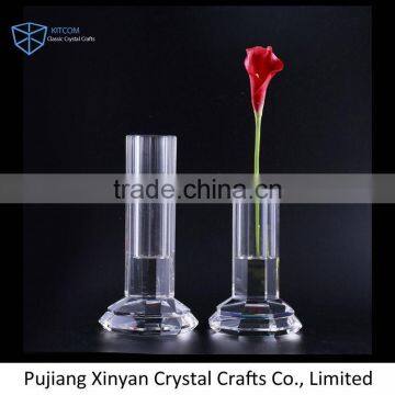 Latest Arrival different types rectangular crystal vase 2016