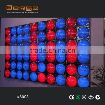 2015 Best Hot Sales LED Disco Bubble Panel Wall Light With Mirror 80*80CM photo-2