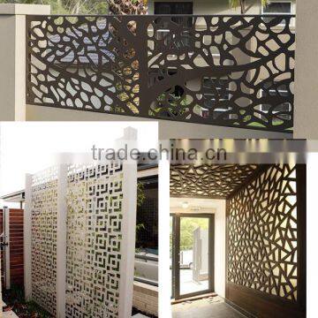 Garden Decoration Cast Vintage Design Art Aluminum Garden Privacy Fence photo-5