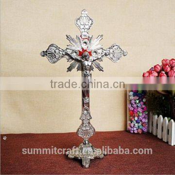 Church Decoration Metal Religious Jesus on the Cross Figures photo-5