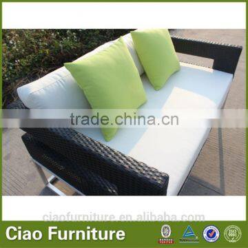 New Design Rattan Sofa 4 pc Leisure Aluminum Frame Outdoor Furniture Used Garden Sofa Set photo-5