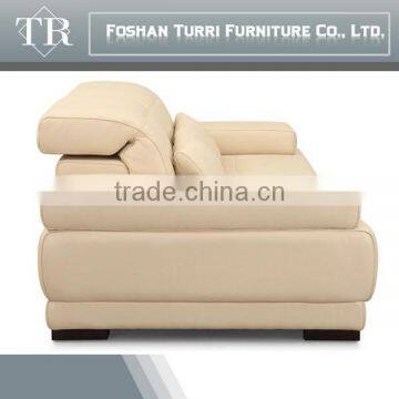 Foshan Factory Geniune Italian Leather Leisure Living Room Sofa photo-4
