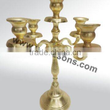 Wedding Decoration Event Gold Plated Candelabra photo-4