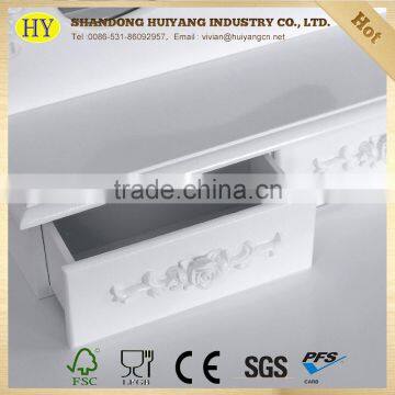 Modern Make up Dresser Table With Mirror and Stool photo-5