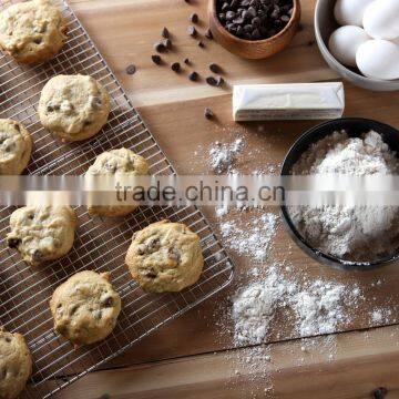 Cooling Rack by Keetzen 100% Real Stainless Steel 12 Inch x 17 Inch for Baking, Roasting & Decorating With Cross Wire Grid Patte photo-4