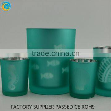 Mercury Glass Votive Frosted Candle Holder Set for Home Decoration Use
