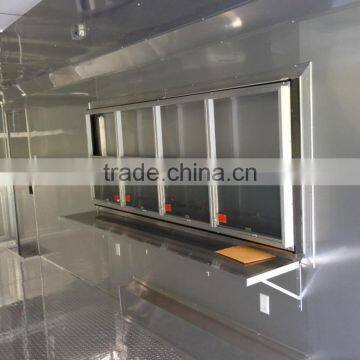 Mobile 8.5X28 Catering Food Trailers With Sinks, Gas, and Fire Suppresion For Sale photo-6