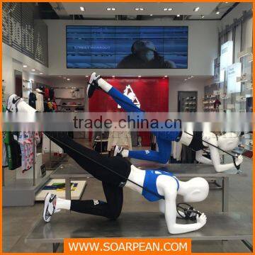 Store window display supplies fiberglass female fashion sports mannequin