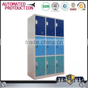 Fireproof 9 Door Steel Staff Clothes Wardrobe Locker photo-5