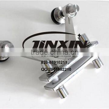 JINXIN low price AISI 316 glass spider system,K types of glass spider fitting in hot selling