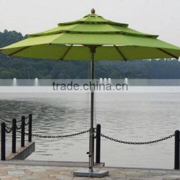 3 Layer Beautiful Wooden Garden Parasol