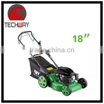 Comfortable Gasoline Lawn Mower 139cc engine diplacement lawn mower