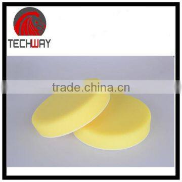 5'' 6'' 7'' Imported Flat Fine Soft Foam/ Sponge Pad for Finishing Yellow Color photo-4