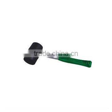 RUBBER MALLET WITH STEEL HANDLE