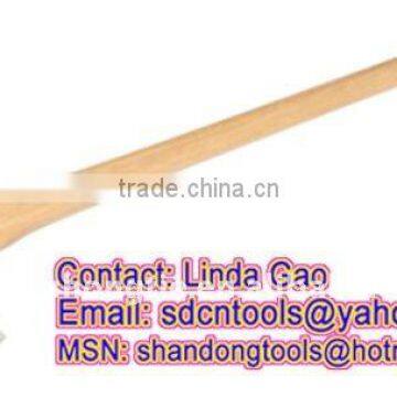 OEM orders high quality drop-forged pickaxe with birch wooden handle hand tools