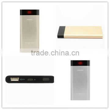 Universal Smart External Battery GENUINE PISEN LED Display Slim Mobile Power Bank 10000mAh Portable Charger